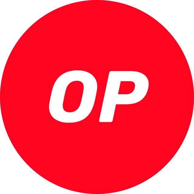 Optimism's logo
